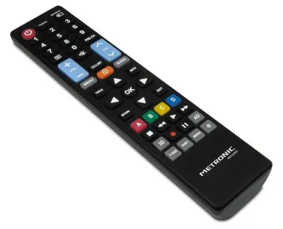 Metronic  Mando A Distancia  Universal Tv 5 En 1 - Color Negro
