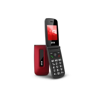 SPC Titan 2342R 4G Móvil Senior 2.4" S.HELP Rojo