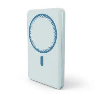 Energy Sistem Powerbank Inalámbrico Magnético 5000 mAh - 15W Carga Inalámbrica, USB-C, Color Azul