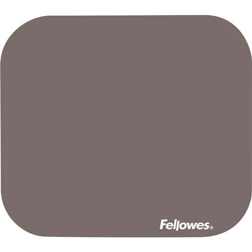 Fellowes Alfombrilla Premium - Base De Goma Antideslizante - Superficie De Poliester - 23.2X19.9Cm - Color Gris