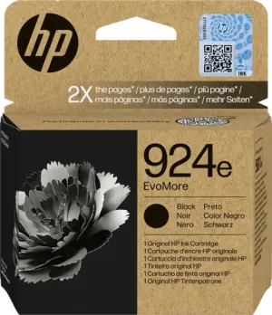 HP 924e XL Negro Cartucho de Tinta Original para Impresoras