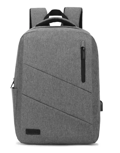 Subblim Mochila City para Portátiles de hasta 15,6" - Resistente al Agua - Color Gris