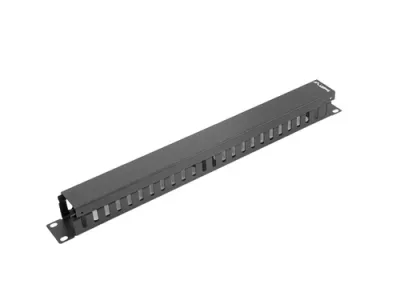 Lanberg AK-1201-B Panel De Gestión De Cables Para Bastidor