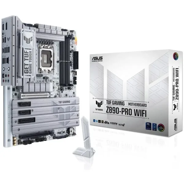 ASUS TUF Gaming Z890-Pro WIFI LGA1851, 4xDDR5 9066MHz, WIFI 7, 4xM.2, 2xThunderbolt, 4xUSB-C