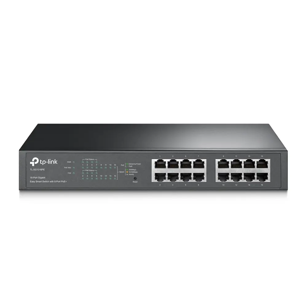TP-LINK TL-SG1016PE Switch 16 Puertos Gigabit PoE+