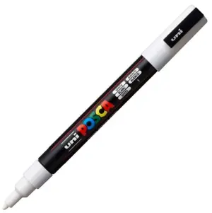 Posca Marcador PC-3M Punta Cónica 0,9 - 1,3 mm Blanco