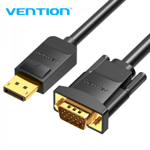 Vention Cable Conversor Displayport Macho A Vga Macho - 2M - Color Negro