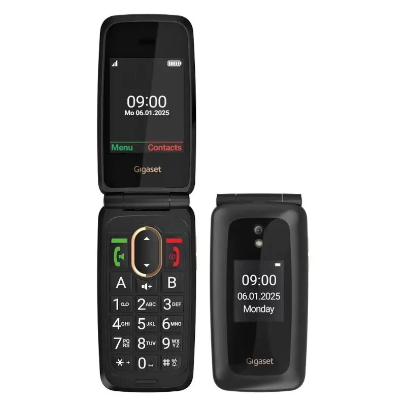 Gigaset Móvil Senior GL795 4G 2.31" Negro Con Base