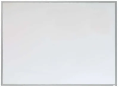 Nobo Pizarra Magnética Pequeña Con Marco De Aluminio 58.5X43cm Blanca