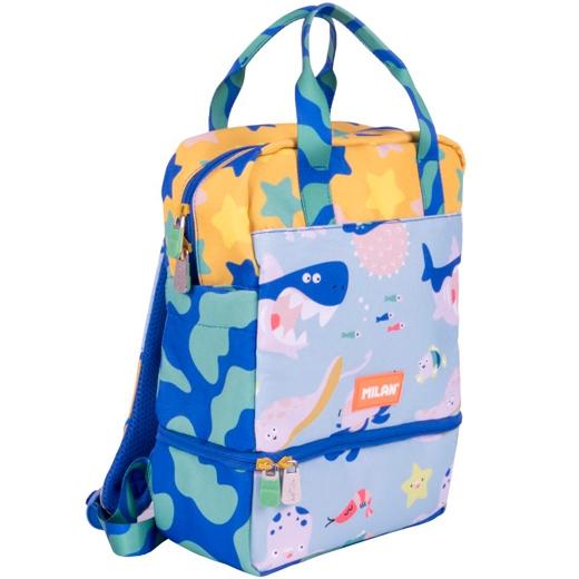 Milan Mochila Infantil Con Compartimento Isotérmico 9,5L Serie Especial Blue Odyssey