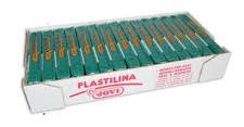 Jovi Plastilina School Pastilla 150Gr Verde Oscuro Caja 15 Ud