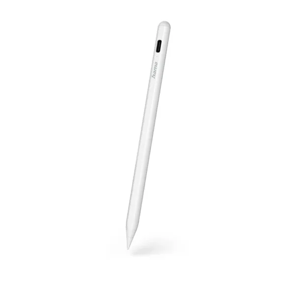 Hama Scribble Lapiz Optico Activo Para Ipad - Longitud De 165Mm - Funcion Escritura A Mano - Color Blanco