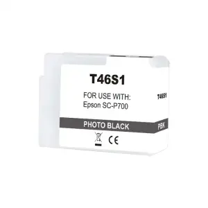 Epson T46S1 Negro Photo Cartucho de Tinta Pigmentada - Reemplazo C13T46S100