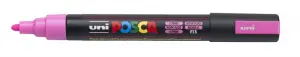 Posca PC-5M Marcador de Pintura Rosa - Punta de Bala 1.8-2.5mm Base al Agua