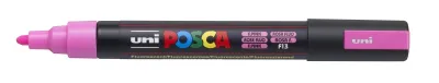 Posca PC-5M Marcador de Pintura Rosa - Punta de Bala 1.8-2.5mm Base al Agua