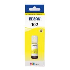 Epson Tinta Bote Amarillo Ecotank Et-2700, 2750, 3700, 3750, 4750 - Nº 102