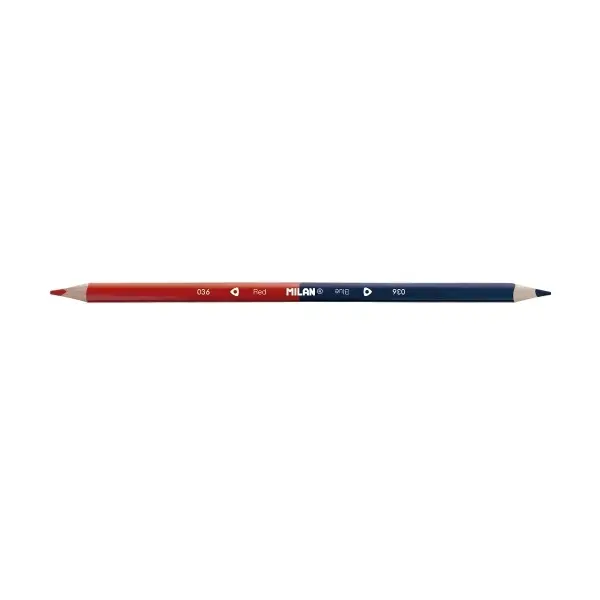 Milan Lápices Bicolor Azul/Rojo Caja 12 Unidades