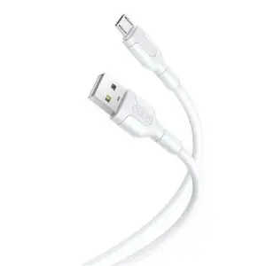 XO Cable de Carga y Transmisión de Datos Micro USB 1m Alta Velocidad 5V 2.1A Negro
