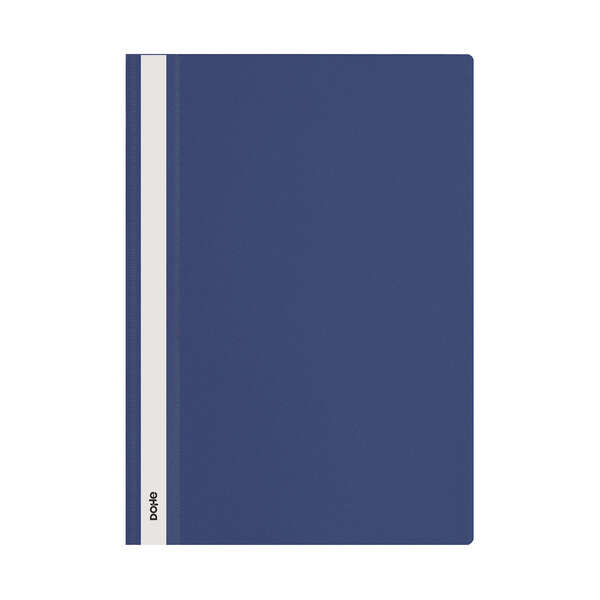 Dohe Dosier Con Fastener - Tamaño A4 - Cubierta Transparente Y Trasera Opaca - Fabricado En Polipropileno