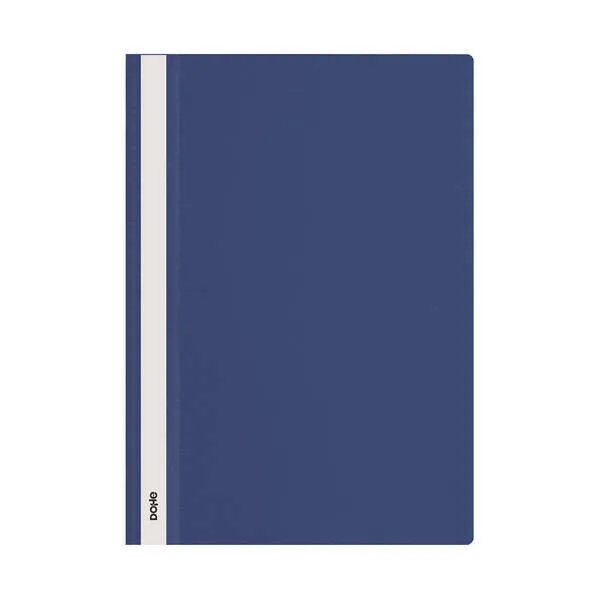 Dohe Dosier Con Fastener - Tamaño A4 - Cubierta Transparente Y Trasera Opaca - Fabricado En Polipropileno