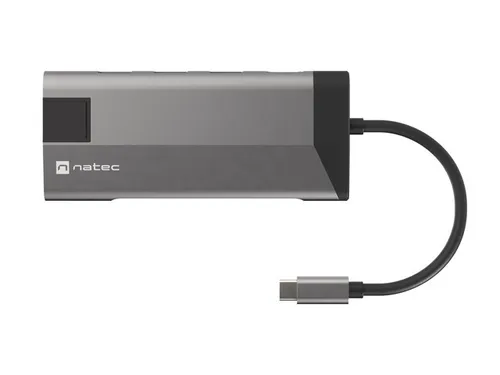 NATEC Fowler Plus USB Tipo C Negro y Gris