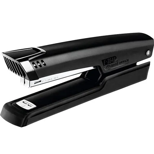 Maped Grapadora Sobremesa Full Strip Essential Metal Grapas 24/6 26/6 Negro