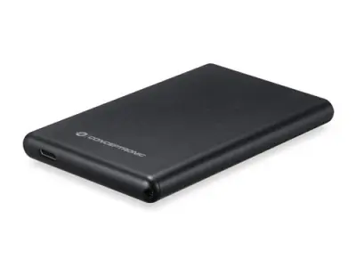 Conceptronic HDE02B Caja Externa 2.5" SATA USB-C 3.1 Negra
