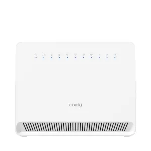 Cudy Router Gigabit WiFi 4G LTE Cat 6 AC1200, Hasta 1000Mbps, 4 Puertos, Antenas Internas, 1 Ranura Nano SIM, Blanco