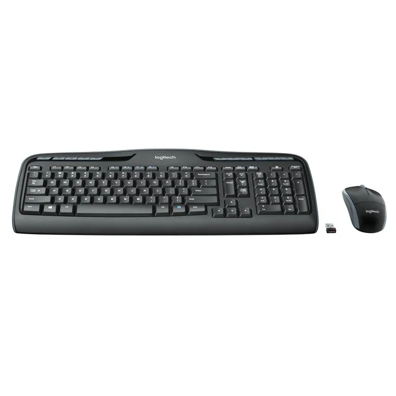 Logitech Teclado+ Ratón Mk330 Usb Negro