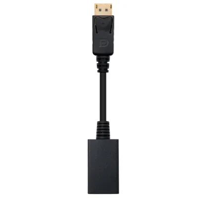 Nanocable Conversor Displayport A Hdmi - Dp/M-Hdmi A/H - 15 Cm - Color Negro
