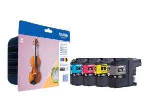 Brother LC127XL/LC125XL Pack de 4 Cartuchos de Tinta Originales