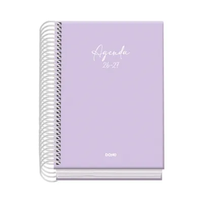 Dohe Agenda Escolar 26/27 A6 Día Página Papel Offset 70g Cubierta Cartón Morado