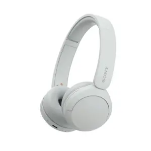 Sony WH-CH520 Auriculares Bluetooth 5.2 con Micrófono, Diadema Ajustable, 50h Autonomía, Blanco