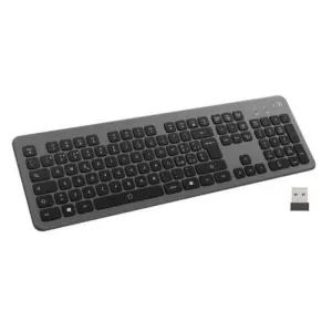 Ewent EW3296 Teclado Inalámbrico Multiconexión 2.4GHz y Bluetooth 5.0 Negro