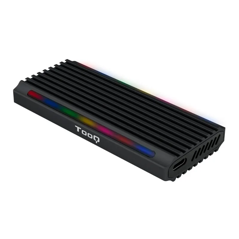 TOOQ Caja Externa M.2 USB-C TQE-2222B para M.2 NGFF/NVMe USB 3.1 Gen2 Negra