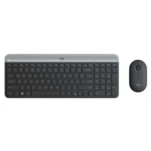 Logitech MK470 Slim Teclado Inalámbrico y Mouse Negro P/N: 920-009198