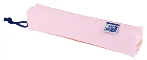 Oxford Estuche Cuadrado Pequeño Acolchado Rosa con Goma Elástica para Cuaderno