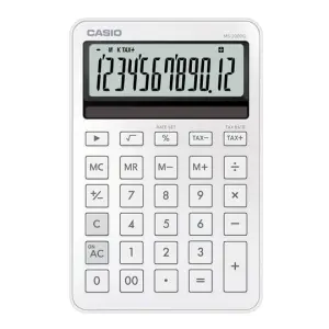 Casio Calculadora de Oficina Sobremesa 12 Dígitos Blanca