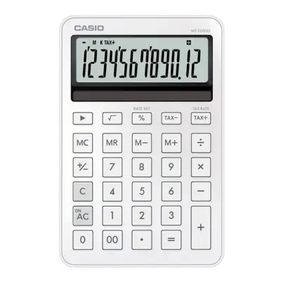 Casio Calculadora de Oficina Sobremesa 12 Dígitos Blanca