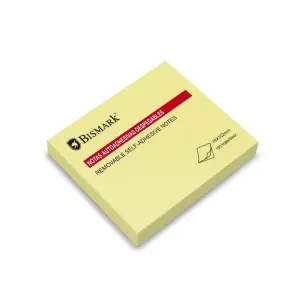 Bismark Bloc de 100 Notas Adhesivas 76x102mm Color Amarillo