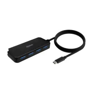 Aisens Hub USB 3.1 USB-C a 4x USB-A 60cm Color Negro