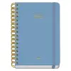 Dohe Agenda Escolar Premium A5 Espiral Doble Cartón Forrado Azul 2026-2027