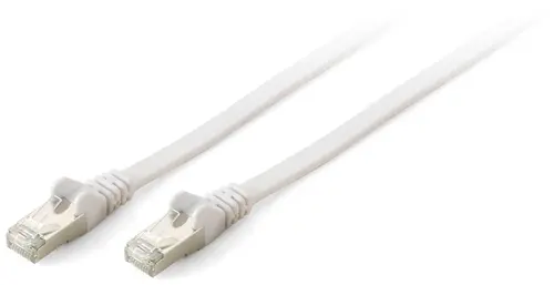 Latiguillo Plano Apantallado U/Ftp Categoria 6A/10G 3M Color Blanco