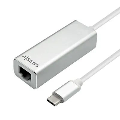 Aisens Conversor USB 3.1 Gen 1 USB-C a Ethernet Gigabit 10/100/1000 Mbps 15 cm