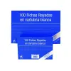 Mariola Ficha Rayada 125x75mm Cartulina 180gr Blanco Paquete de 100 Nº2