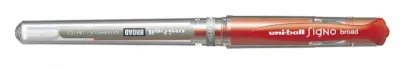 Uniball Signo Broad UM-153 Roller Tinta Gel 1mm Punta Roja con Sujeción de Caucho