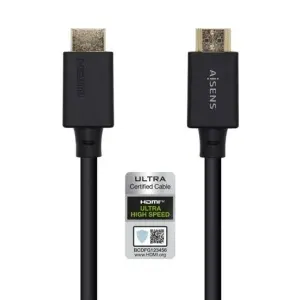 AISENS Cable HDMI V2.1 Ultra Alta Velocidad 8K@60Hz 48Gbps 2.0m Negro