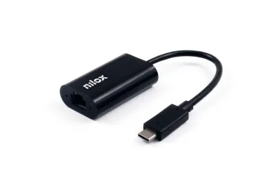 Nilox Cable Adaptador Usb C  A Rj45 M/H Negro
