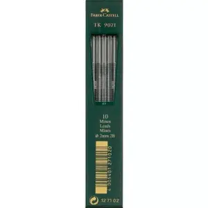 Faber Castell Estuche 10 Minas TK 9071 Grafito 2,0mm Dureza 2B