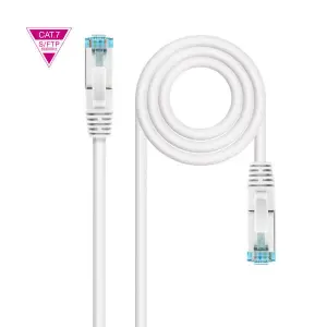 Nanocable Latiguillo Cat. 7 LSZH S/FTP 1M Blanco